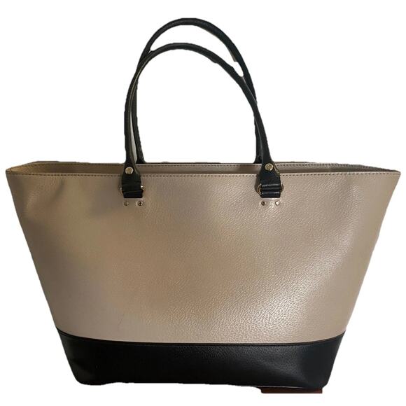 Kate Spade New York Tote Bag Berkeley Lane Medium Harmony Tote Tan & Black - Picture 2 of 10